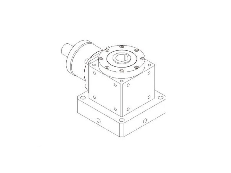  AAW-CR HOLLOW SHAFT WITH KEYWAY TYPE & PRECISION INPUT BELT PLANETARY RIGHT ANGLE REDUCER