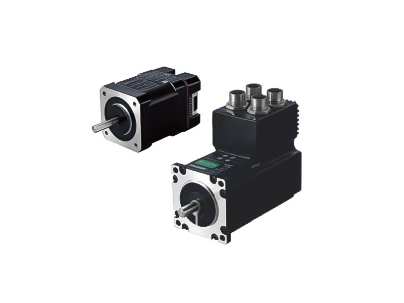 Integrated pulsed open-loop stepper drive motor
