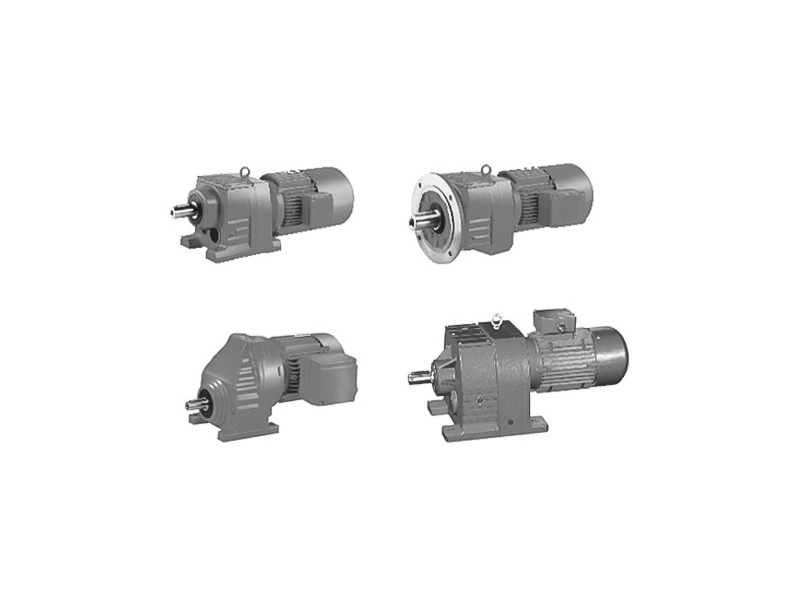 R series helical gear reducer